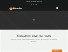 Tablet Screenshot of linkredible.com